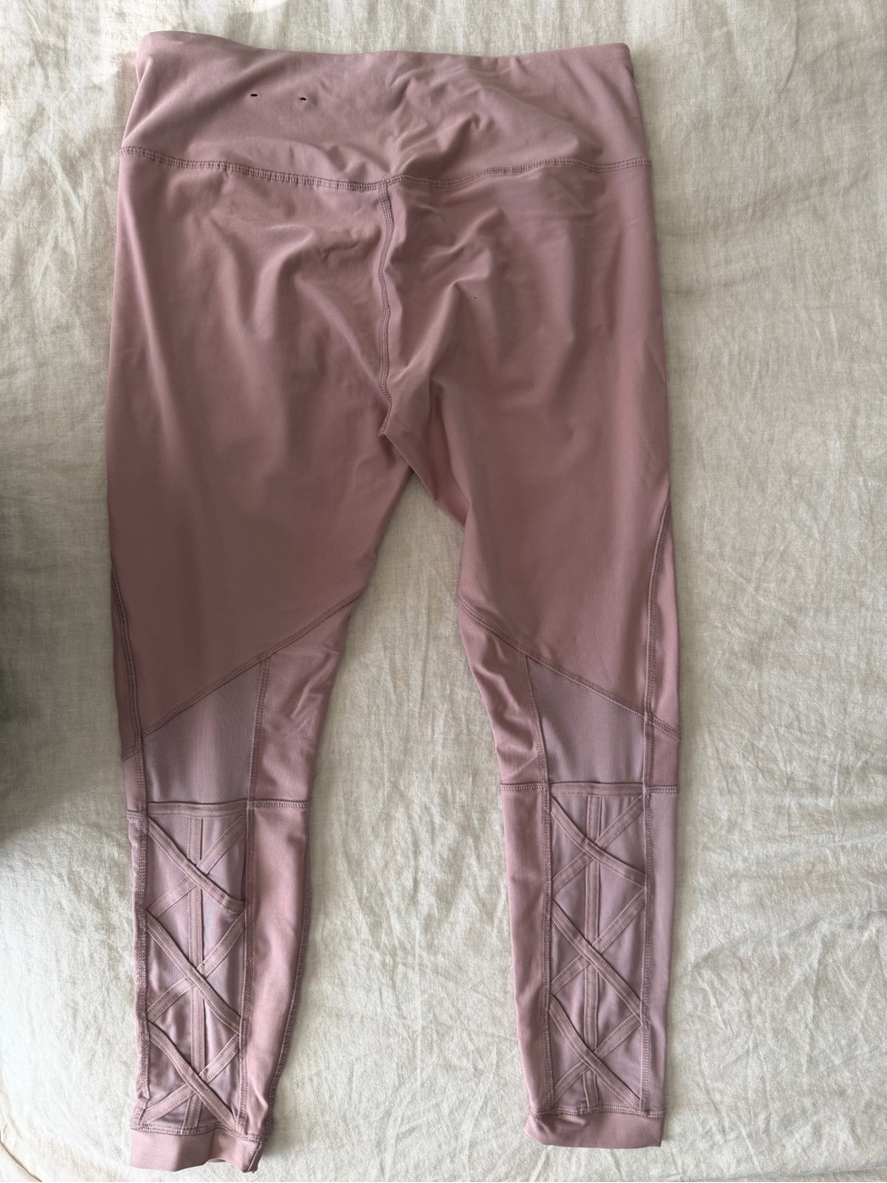 Mauve Crisscross designed Legging